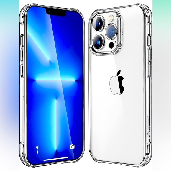 Mkeke Other - iPhone 13 Pro Slim Clear Case - Military Grade Protective Bumper - Not Yellowing